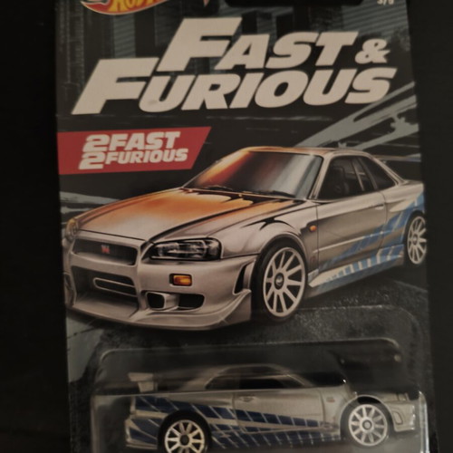 Hot Wheels Fast & Furious Nissan Skyline GT-R R34 new, sealed
