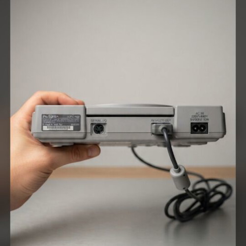 PlayStation PS1 console used, with controller and memory card