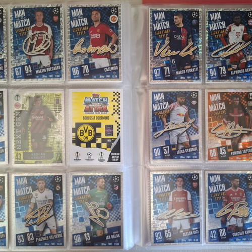 Topps Match Attax Champions League 2023-24 Album like new with extra cards