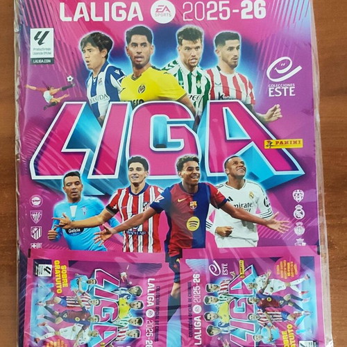 Panini LaLiga 2025-2026 Album και 2 φακελάκια αυτοκόλλητα καινούργιο
