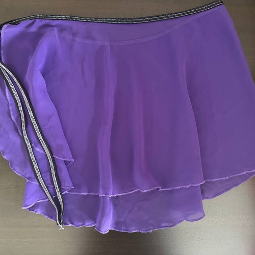 Purple dance skirt for girl size 104-120 like new