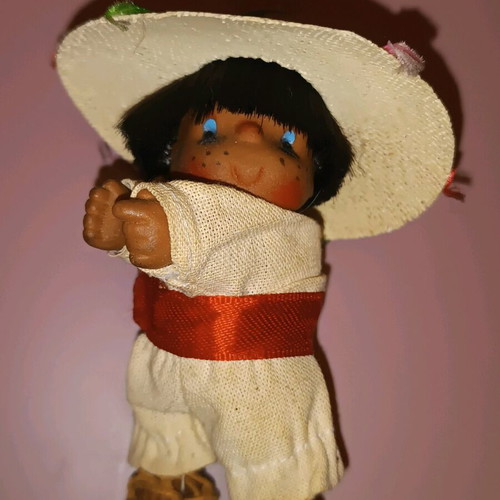 Vintage Mexican doll used