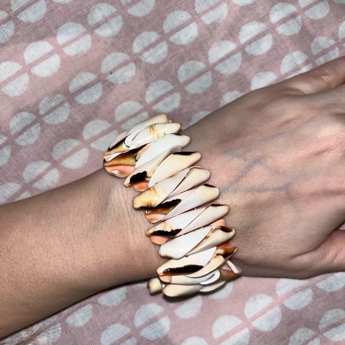 Zara bracelets 2 together in pack used, white and gray