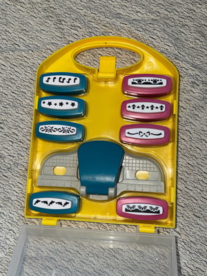 Paper punch set with 8 different shapes like new