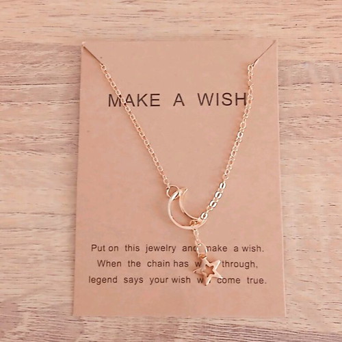 Necklace with chain in gold color new