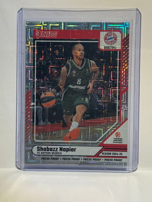2024-25 Panini Donruss Euroleague Shabazz Napier #56 Press Proof /275