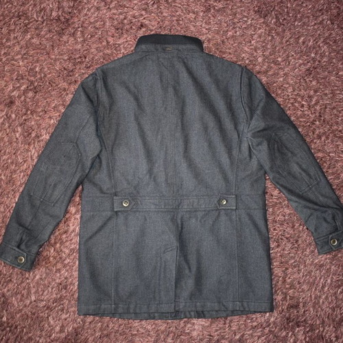 Hugo Boss wool coat size 58 used, gray