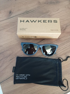 Hawkers One Raw Sunglasses Navy Dark Polarized New
