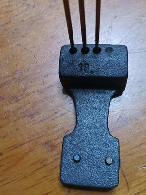 Clock block bell like new, copper pendulum
