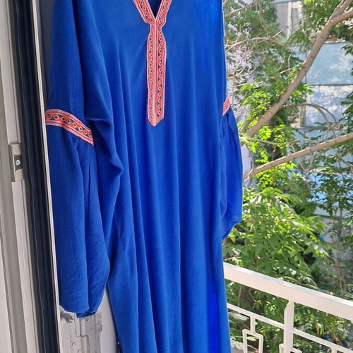 Kaftan blue knee-length like new by Achilleas Accessories