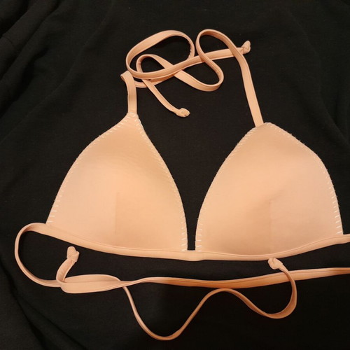 H&M bikini top size 42 like new, soft pink
