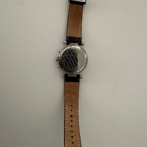 Folli Follie women's watch used with chronograph and black leather strap