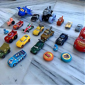 Disney cars αυτοκινητακια macqueen μεταλικα και πλαστικα αυθεντικα ολα, 12€ ολα