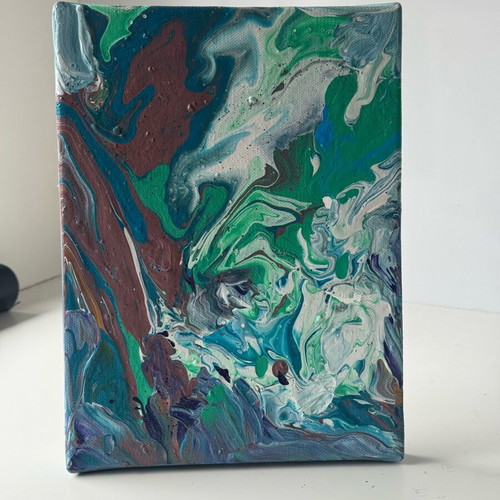 Fluid art handmade
