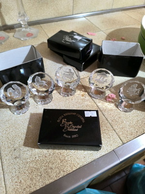 Decorative crystal zodiac signs new