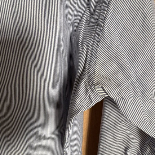 Explorer men's shirt blue with white stripes, size S, used