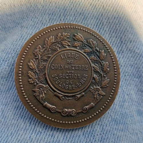 French medal of National Federation of Family and Community Gardens like new