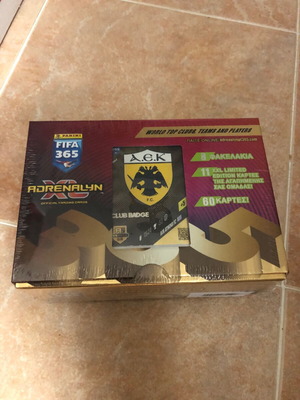 Panini fifa 365 AdrenalynXL ΑΕΚ κουτί καρτών 60 κάρτες νέο