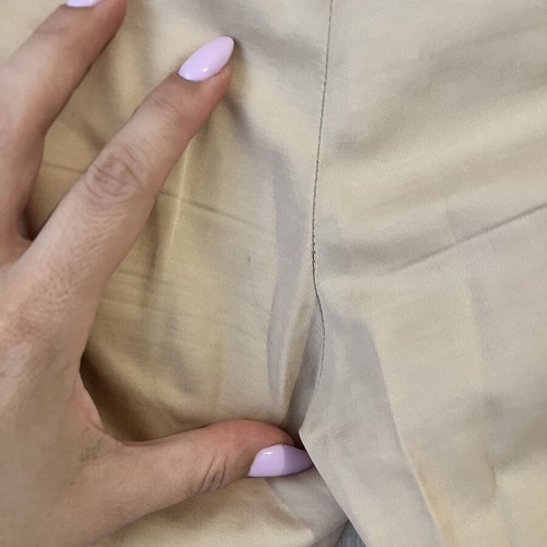 Massimo Danieli women's pants medium beige used with small marks