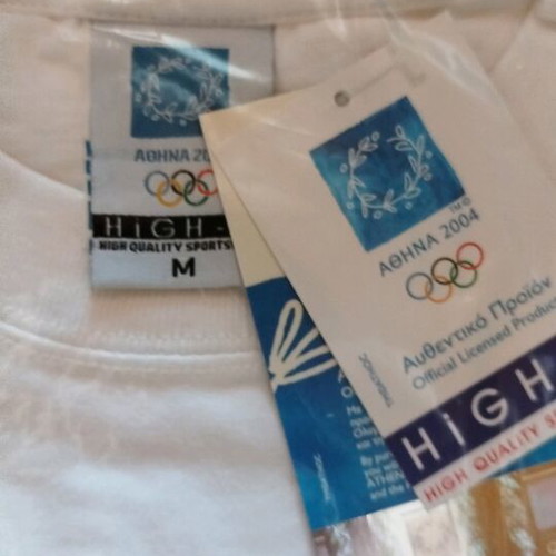 Men's T-shirt Olympic Games Athens 2004 new, size medium