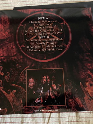 Lord Belial Angelgrinder LP like new, death metal