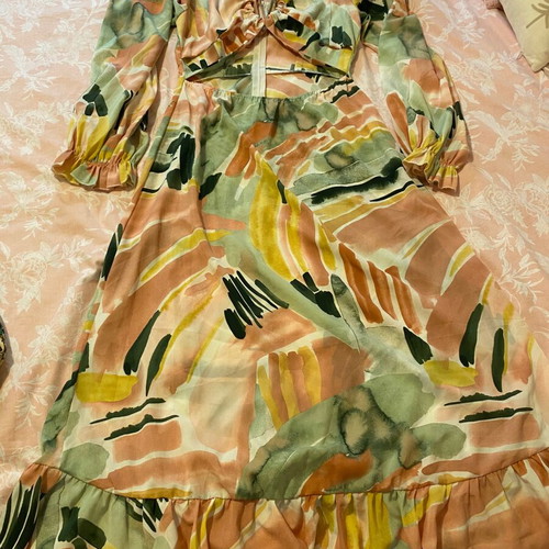 Shein summer dress top and skirt new, multicolor