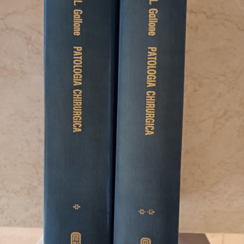 Patologia Chirurgica 2 volumes like new, Italian