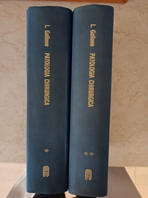 Patologia Chirurgica 2 volumes like new, Italian