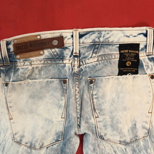 Takeshy Kurosawa white jeans like new, size M 38 10