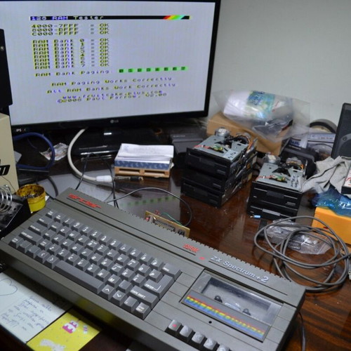 ZX Spectrum 128K+2 grey console