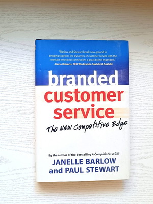 Branded Customer Service book used, by Janelle Barlow and Paul Stewart