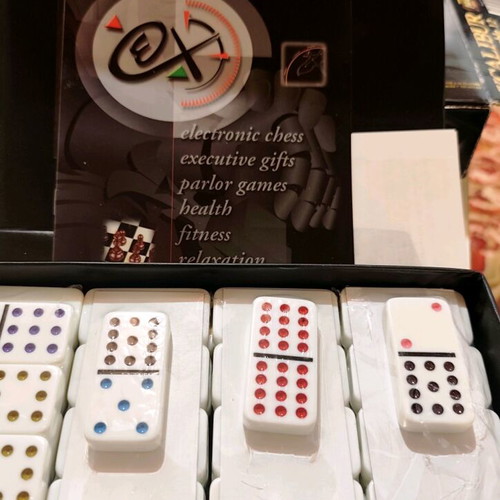 Excalibur Deluxe Double 12 Dominoes Set New, 91 Pieces