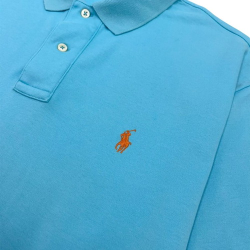 Ralph Lauren men's polo shirt XL turquoise like new