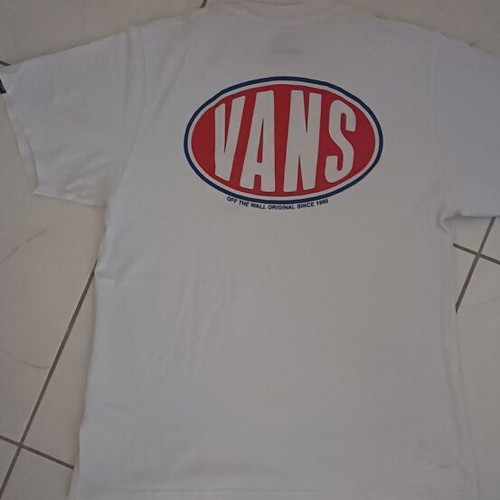 Vans T-shirt unisex white size 164 cm like new