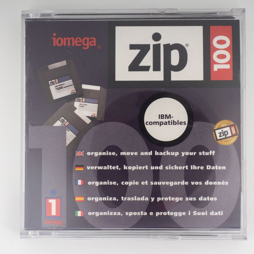 Iomega Zip 100MB Disks 3-Pack Like New, PC Formatted