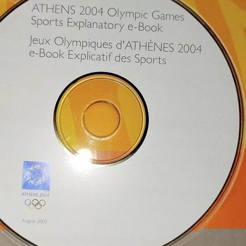 Athens 2004 Olympic Games Sports explanatory ebook like new