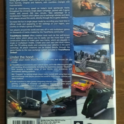 TrackMania United PC used game