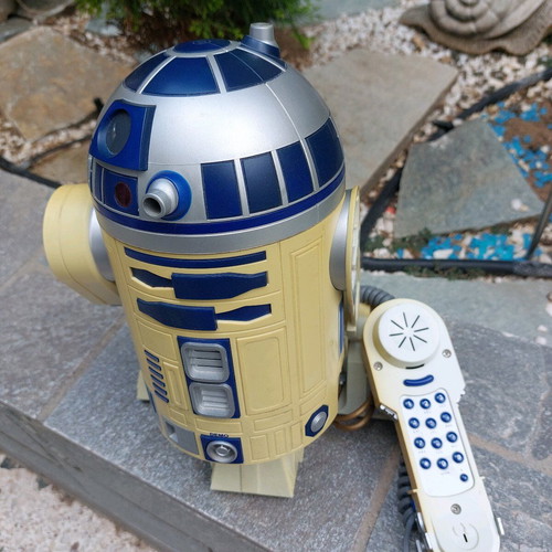 R2-D2 robot phone like new from Star Wars