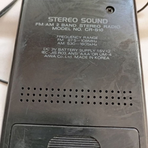 Aiwa CR-S10 Portable AM/FM Stereo Radio used