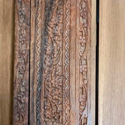 Book stand made of red wood like new, hand-carved