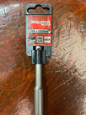 Wide SDS chisel 6cm tip width new
