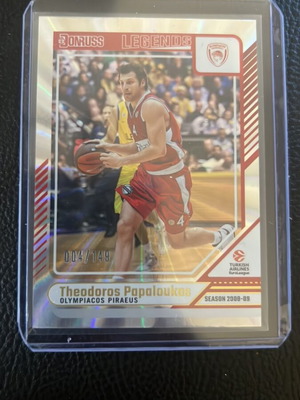 Theodoros Papaloukas Euroleague Donruss card new