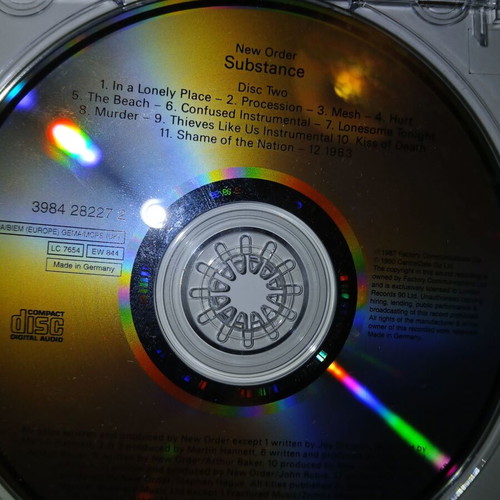 New Order Substance double CD, electronic