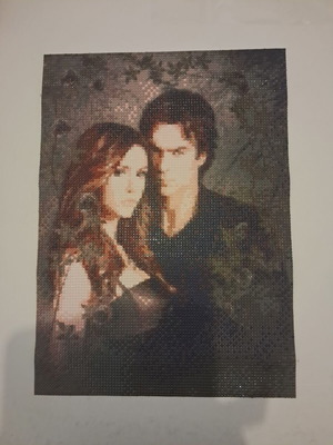 Damon & Elena (Delena) Diamond Art from The Vampire Diaries series