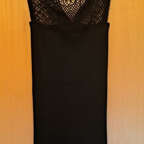Miss Sixty knitted dress tight with net bust and back like new black