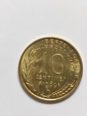 Νόμισμα France 10 Centimes 1969 μεταχειρισμένο
