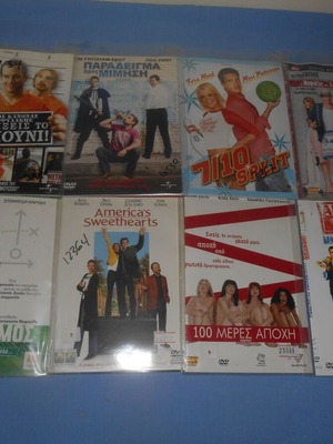 Comedy DVDs used, pack of 8, with subtitles