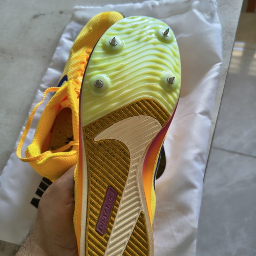 Nike Zoom Rival Distance spikes size 43 yellow like new