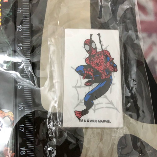Spider-Man school set with 5 pencils, ruler, eraser, sharpener new Marvel Comics