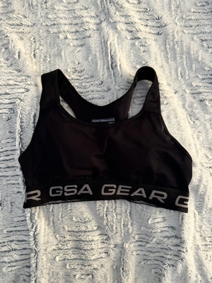 Αθλητικό τοπ GSA S μεταχειρισμένο, μαύρο